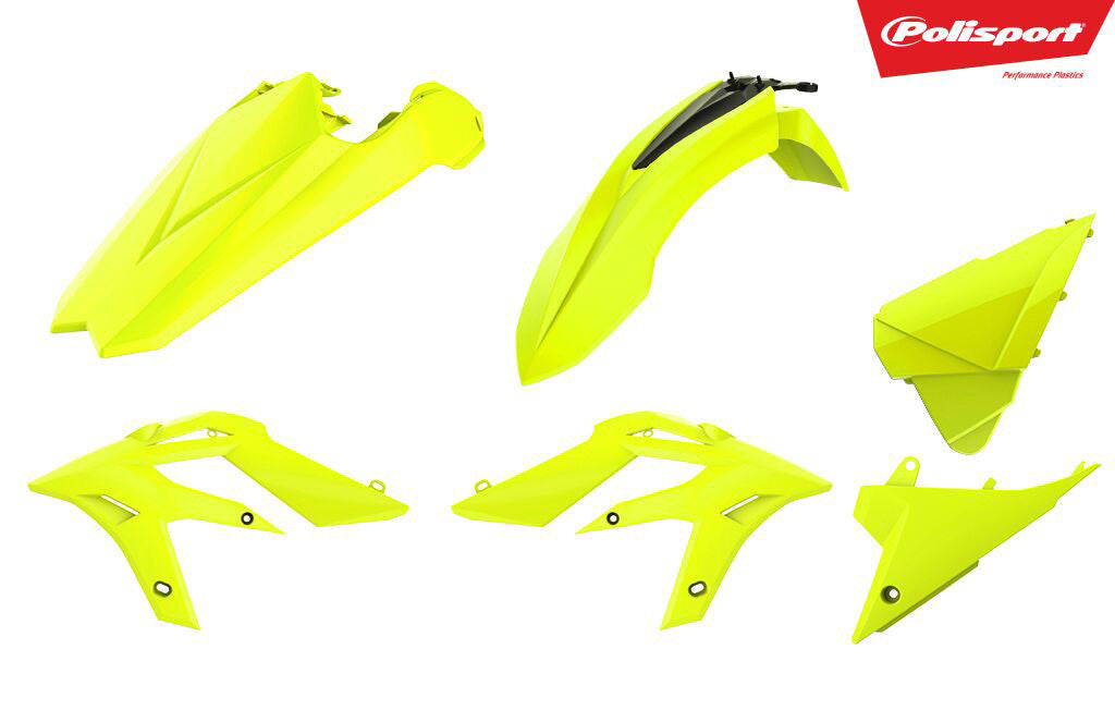 POLISPORT Plastic Body Kit Flo Yellow 90788