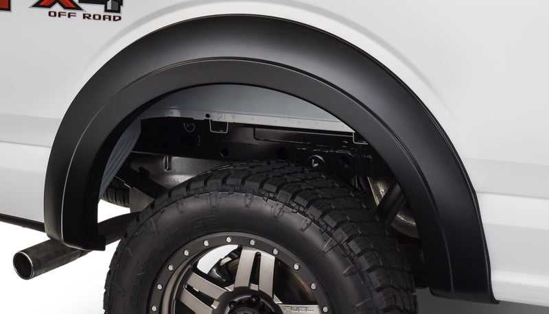 Bushwacker 15-17 Ford F-150 Styleside Extend-A-Fender Style Flares 2pc 67.1/78.9/97.6in Bed - Black 20094-02