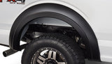 Bushwacker 15-17 Ford F-150 Styleside Extend-A-Fender Style Flares 2pc 67.1/78.9/97.6in Bed - Black 20094-02