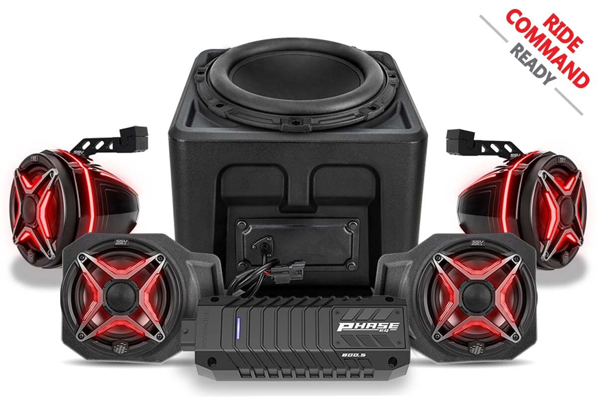 SSV WORKS 5 Speaker Kit Phase Eq Ride Command RG4-Q5VRC