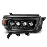AlphaRex 10-13 Toyota 4Runner NOVA LED Proj Headlights Plank Style Alpha Black w/Seq Signal/DRL 880758