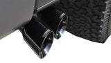 Corsa 11-14 Ford F-150 Raptor 6.2L V8 133in Wheelbase Black Xtreme Cat-Back Exhaust 14759BLK