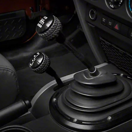 DV8 Offroad 2011-2018 Jeep JK 6-Speed Shift Knob Black D-JP-181112-BK