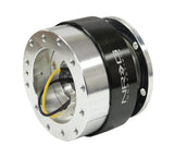 NRG Quick Release Gen 1.5 - Silver Body / Black Chrome Ring SRK-100BC