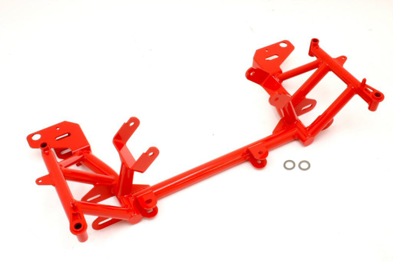 BMR 98-02 4th Gen F-Body K-Member w/ LS1 Motor Mounts and STD. Rack Mounts - Red KM003R
