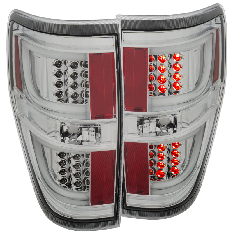 ANZO 2009-2013 Ford F-150 LED Taillights Chrome 311259