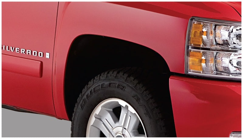 Bushwacker 07-14 Chevy Silverado 2500 HD Fleetside Extend-A-Fender Style Flares 4pc - Black 40938-02