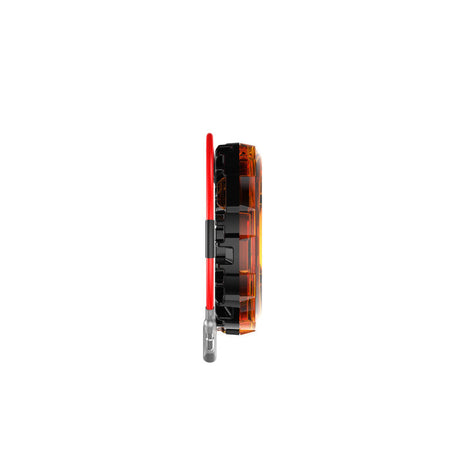 KC HiLiTES Cyclone V2 2.2in. LED Accessory Light 5w Flood Beam (Single) - Amber Lens 1360