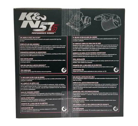 K&N Performance Intake Kit  for Ford C-Max/Focus II / Volvo C30/S40/V40/V50/V70 / Mazda 3/5 57S-4000