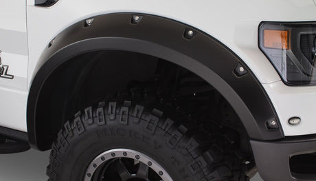 Bushwacker 10-14 Ford F-150 SVT Raptor Pocket Style Flares 4pc - Black 20938-02