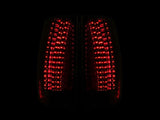 ANZO 2007-2011 Cadillac Escalade LED Taillights Chrome 321287