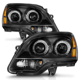 Anzo 99-17 GMC Sierra/Denali Headlights Chrome Amber (w/C Light Bars) 111523