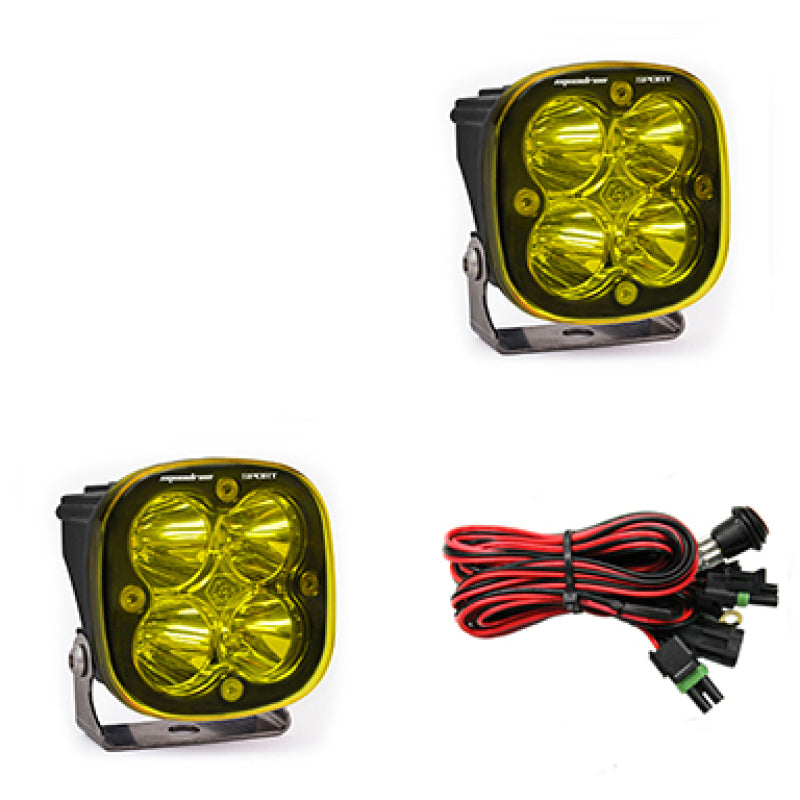 Baja Designs Squadron Sport Spot LED Light Pods - Amber 557811