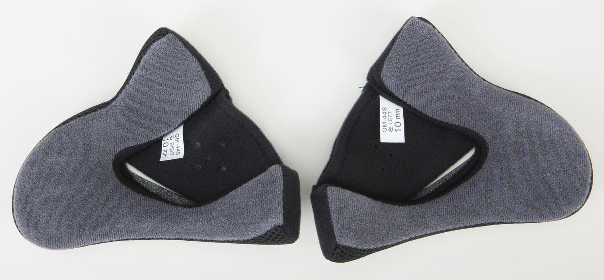 GMAX Gm-44 Cheek Pads 10mm Grey 3x G999664