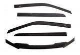 AVS 07-18 Jeep Wrangler Unlimited Ventvisor & Aeroskin Deflector Combo Kit - Matte Black 56034060