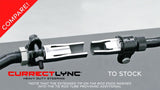 RockJock JK Currectlync Steering Sys. w/Flipped Drag Link 1.65in Dia. Tie Rod 1.3in Dia. w/Hardware JK-9704P