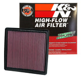 K&N 09-13 Ford F150 / 08-13 F250/F350/450/550 SD / 10-13 F150 SVT Raptor Drop In Air Filter 33-2385