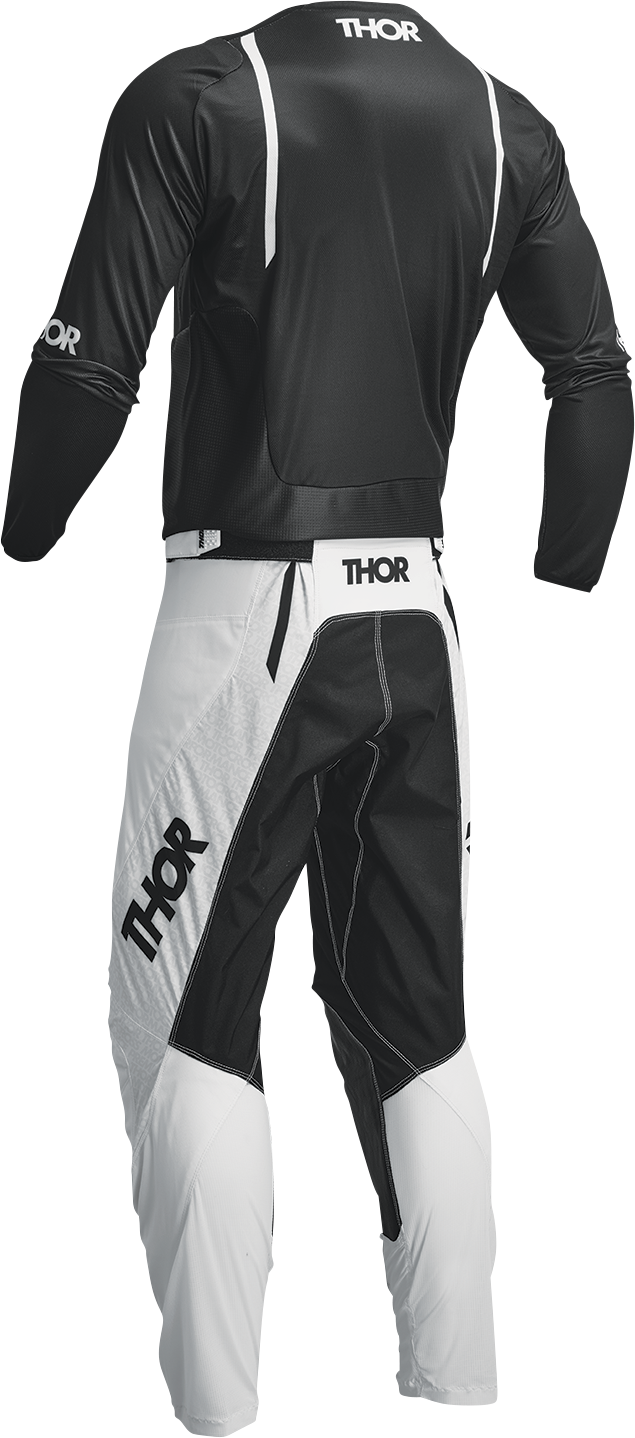 THOR Pulse Mono Jersey - Black/White - Large 2910-7099