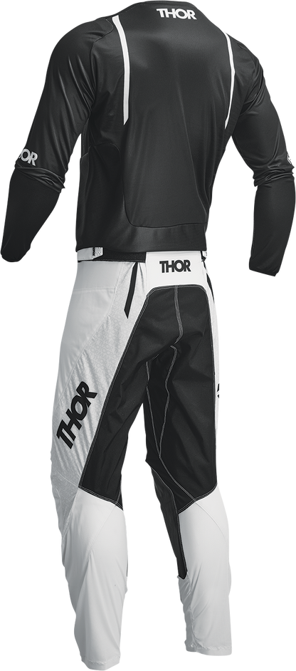 THOR Pulse Mono Jersey - Black/White - Large 2910-7099