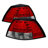 Spyder Pontiac G8 08-09 LED Tail Lights Red Clear ALT-YD-PG808-LED-RC 5008602