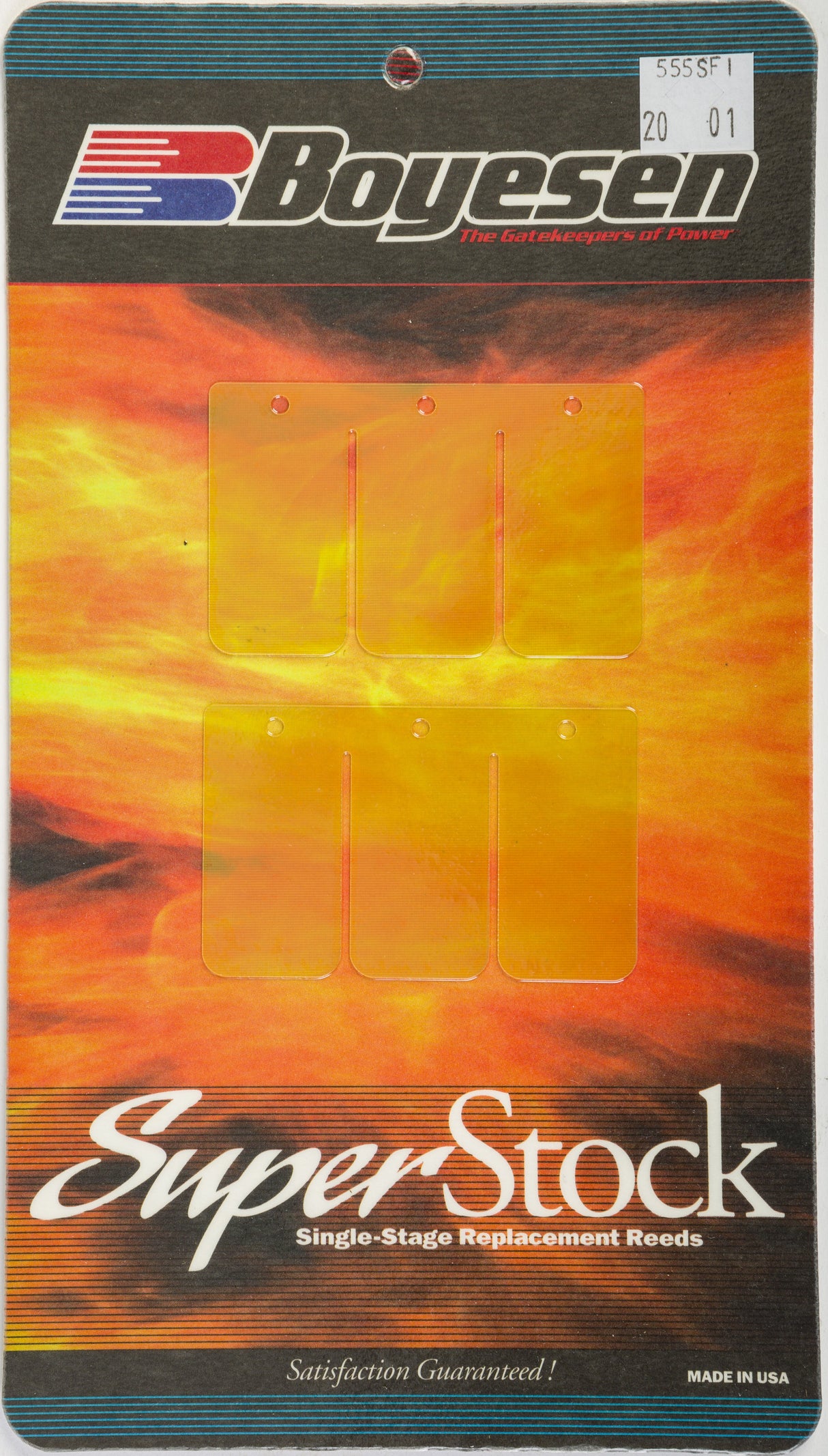 BOYESEN Snowmobile Reeds 555SF1