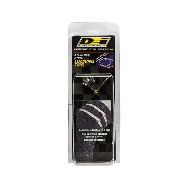 DEI Stainless Steel Locking Tie 14in - 5 per pack 10202