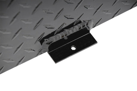 Deezee Universal Tanks - L-Shape Black Tread Aluminum (92 Gal) DZ 92747B