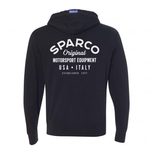 Sparco Sweatshirt ZIP Garage BLK - Medium SP04800NR2M