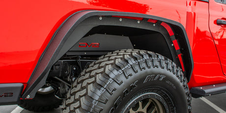DV8 Offroad 201+ Jeep Gladiator Rear Inner Fenders - Black INFEND-04RB