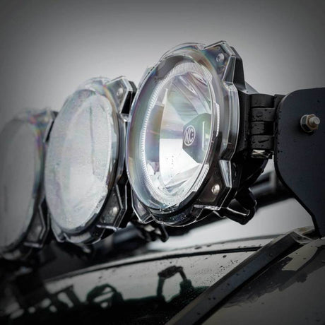 KC HiLiTES 6in. Light Shield for Gravity Pro6 LED Lights (Single) - Clear 5118