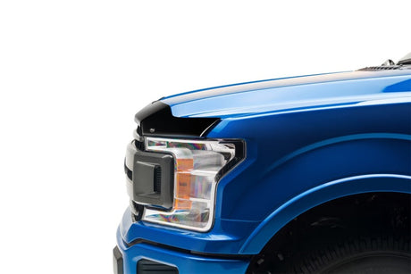 AVS 15-18 Ford F-150 Aeroskin Low Profile Acrylic Hood Shield - Smoke 322096
