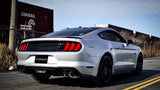 Corsa 2018+ Ford Mustang GT Fastback 5.0L 3in Cat-Back System Dual Rear Exit w/ 4in Gunmetal Tips 21001GNM