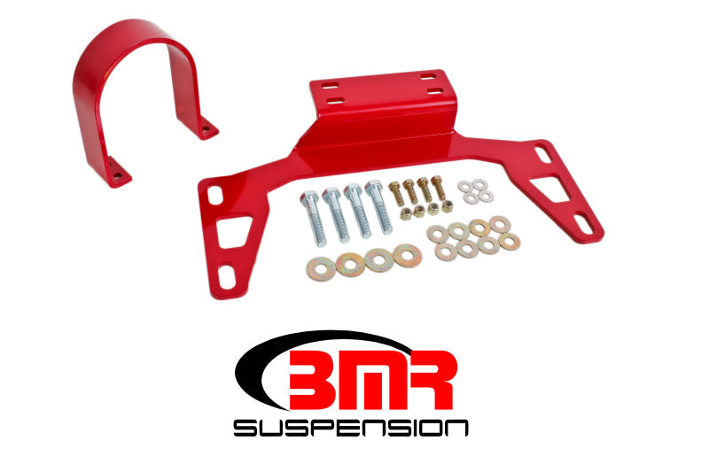 BMR 11-14 S197 Mustang Front Driveshaft Safety Loop - Red DSL017R