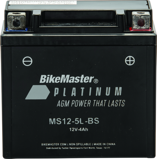 BikeMaster AGM Battery - MS12-5L-BS 780737