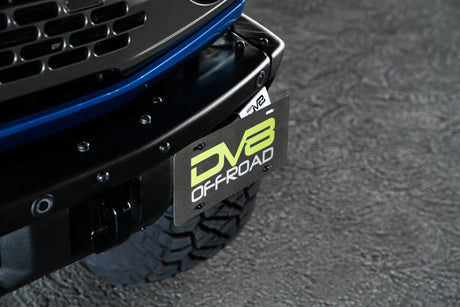 DV8 Offroad 21-22 Ford Bronco Factory Front Bumper License Relocation Bracket - Side LPBR-02