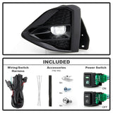 Spyder Nissan Maxima 09-21 OEM Full LED Fog Lights w/Switch Clear FL-NM2019-LED-C 5087096