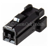 NAMZ AMP 040 Series 2-Position Female Wire Plug Housing Connector (HD 72912-01BK) NA-174056-2