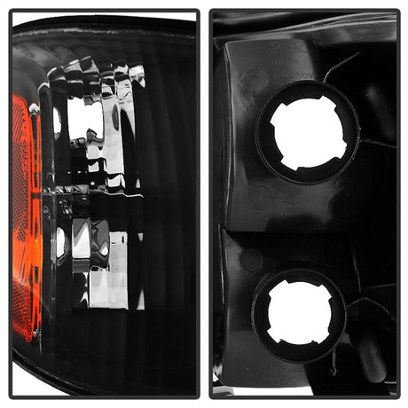 Xtune Toyota Tundra Double Cab 05-06 OEM Style Headlights & Corner Lights Black HD-JH-TTUN05-AM-BK 9034336