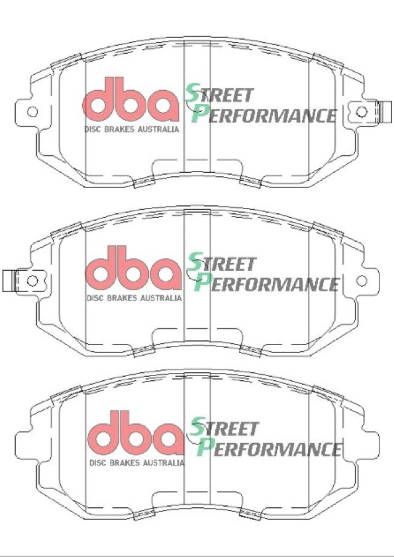 DBA 03-05 Subaru WRX / 08 Subaru WRX SP500 Front Brake Pads DB1491SP