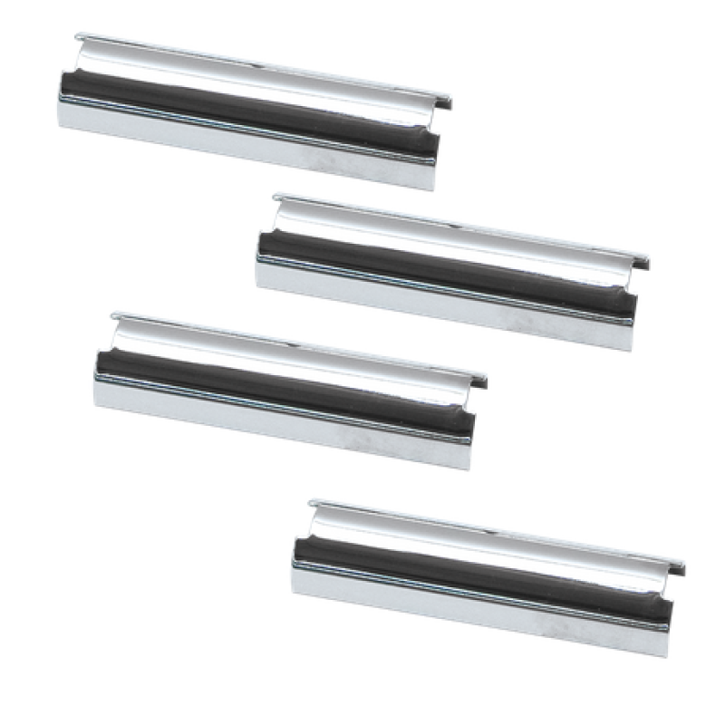 S&S Cycle 2.800in Pushrod Cover Keeper Set - Chrome 93-4115