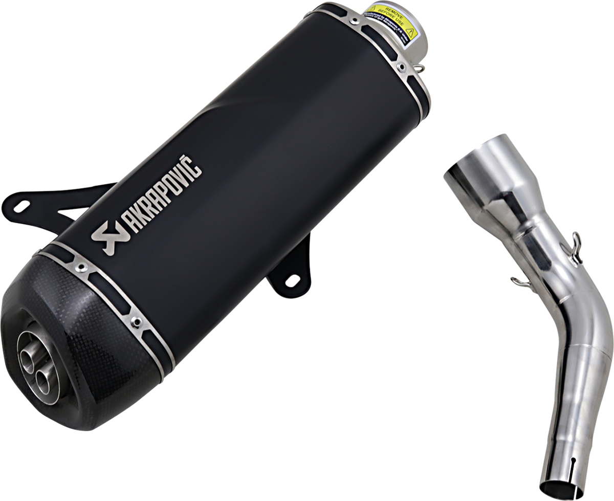 AKRAPOVIC Muffler - Black - Stainless Steel Vespa GTS/GTV S-VE3SO9-HRSSBL 1811-3941