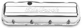 Edelbrock Valve Cover Signature Series Chevrolet 1965 and Later 396-502 V8 Low Chrome 4480