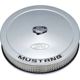 Ford Racing Air Cleaner Kit - Chrome w/Mustang Emblem 302-361