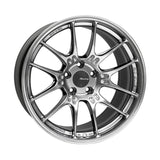 Enkei GTC02 18x9.5 5x114.3 15mm Offset 75mm Bore Hyper Silver Wheel 534-895-6515HS