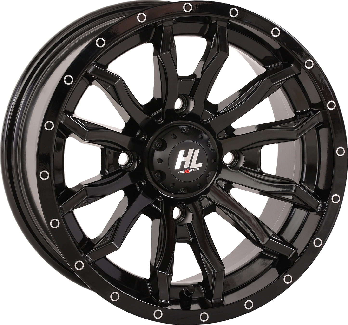 HIGH LIFTER Wheel - HL21 - Front/Rear - Gloss Black - 14x7 - 4/156 - 4+3 (+10 mm) 14HL21-1256