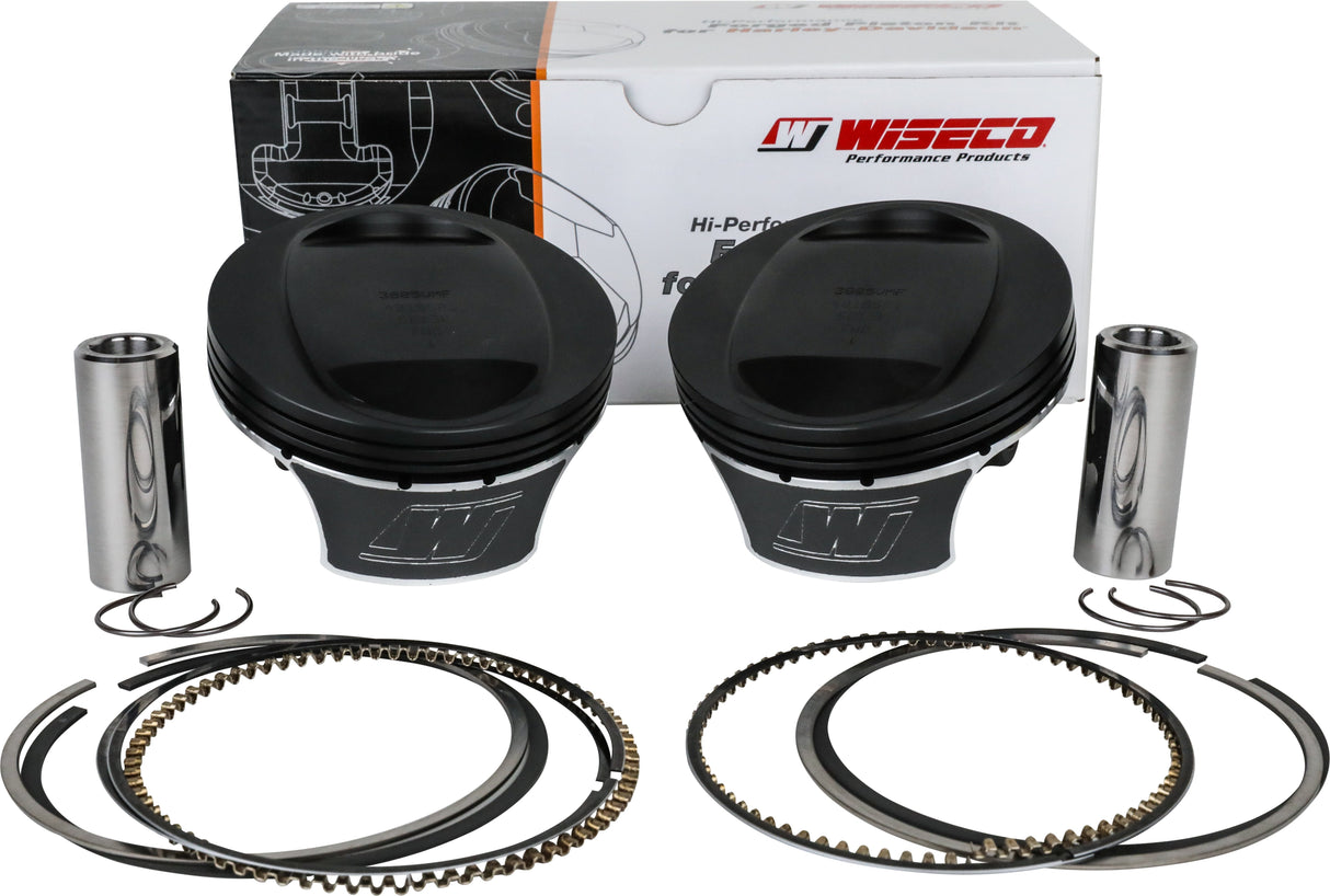 WISECO Black Edition Piston Kit Tc 103 Cid 10.5:1 +.010 Cooled K2795