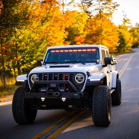 KC HiLiTES FLEX ERA 3 Dual Mode SAE Fog Lights - 2-Light Master Kit for Jeep JK/JL/JT Steel Bumpers 97149