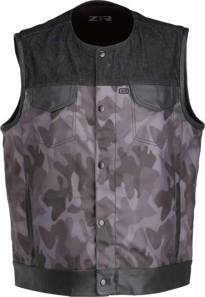 Z1R Nightfire Camo Vest - Black/Gray - Medium 2830-0625