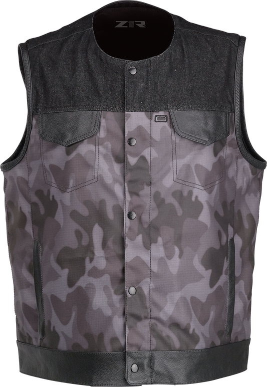 Z1R Nightfire Camo Vest - Black/Gray - 5XL 2830-0631