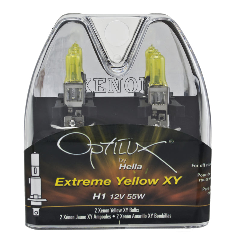 Hella Optilux H1 12V/55W XY Yellow Bulb LAH71070642